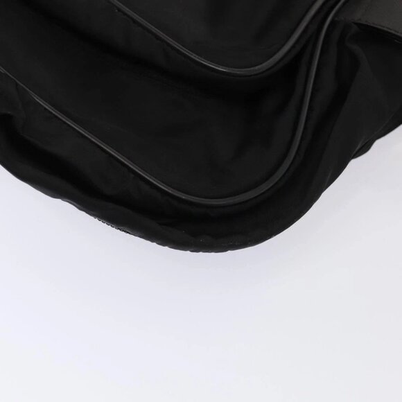 PRADA Garment Cover Nylon Black Silver Auth 84549 - Picture 6 of 16